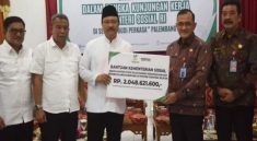 Penyaluran Bantuan Buffer Stock dari Kemeterian Sosial Untuk Provinsi Sumatera Selatan