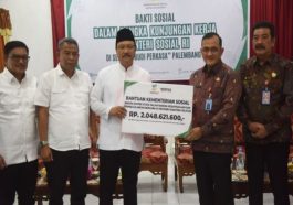 Penyaluran Bantuan Buffer Stock dari Kemeterian Sosial Untuk Provinsi Sumatera Selatan
