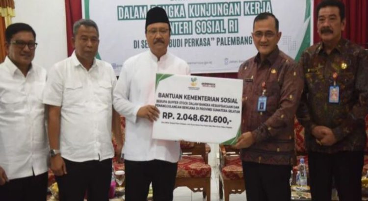 Penyaluran Bantuan Buffer Stock dari Kemeterian Sosial Untuk Provinsi Sumatera Selatan