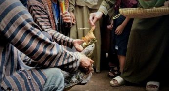 Tradisi Budaya Bulusan Asal Kudus, Upacara Adat Memberi Makan Ketupat ke Bulus